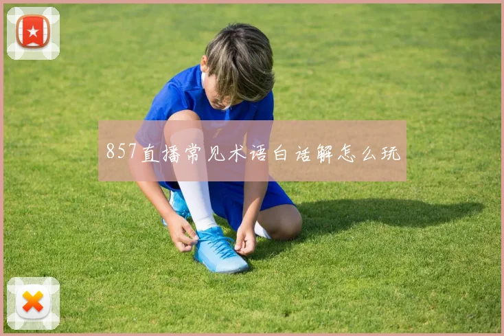 857直播常见术语白话解怎么玩